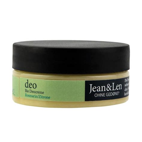 jean and len deo|Natural & Organic Deo Cream Rosemary Lemon by。